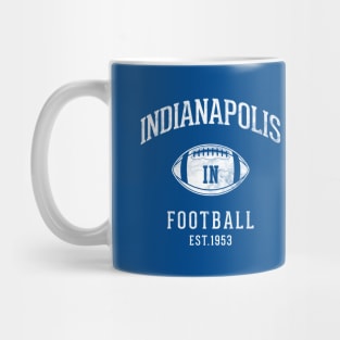 Vintage Indianapolis Colts Football Team Retro Gift Mug